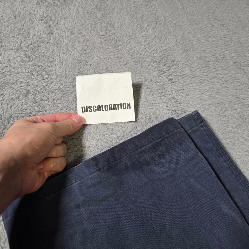 Polo Ralph Lauren Mens 36x25 Cropped Robson Pant Nvy Blue Carpenter Utility FLAW